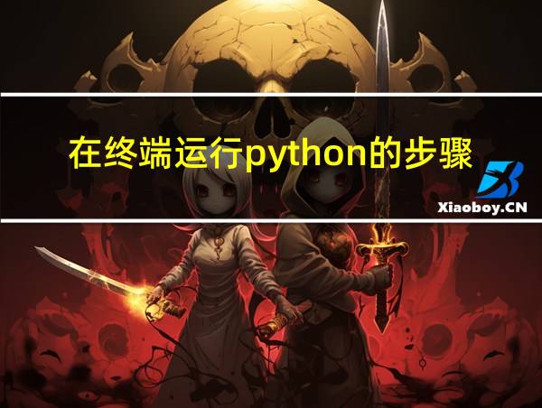 在终端运行python的步骤的相关图片