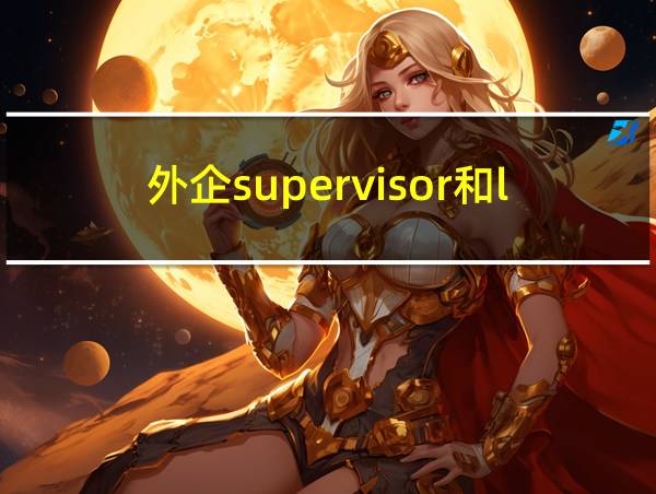 外企supervisor和leader的相关图片