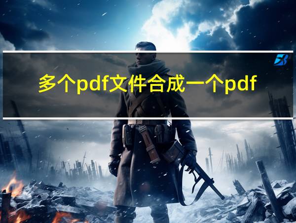 多个pdf文件合成一个pdf文件的相关图片