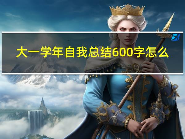 大一学年自我总结600字怎么写的相关图片