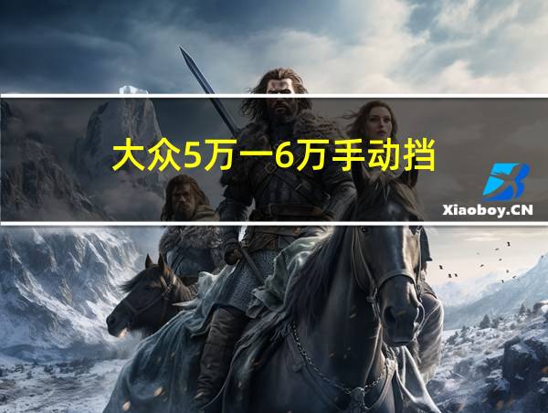 大众5万一6万手动挡的相关图片