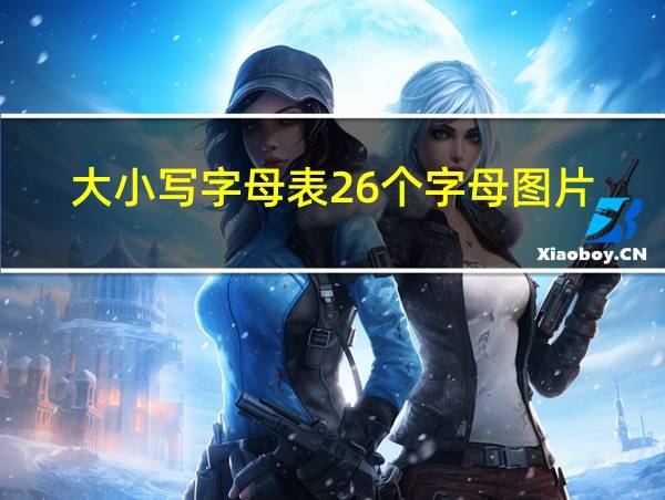 大小写字母表26个字母图片的相关图片