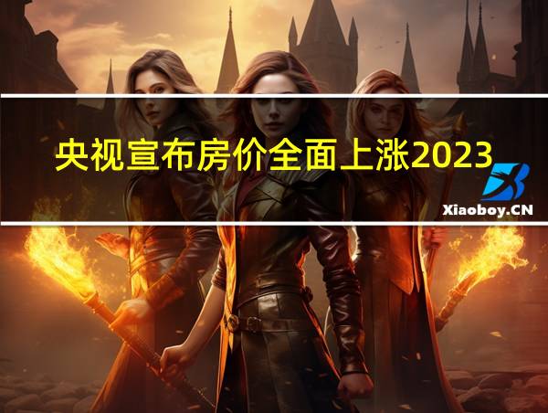 央视宣布房价全面上涨2023的相关图片