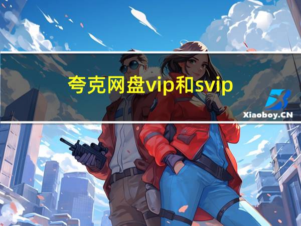 夸克网盘vip和svip的相关图片