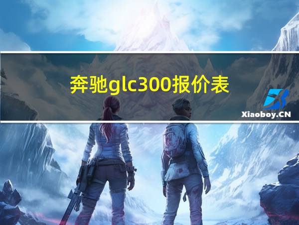 奔驰glc300报价表的相关图片