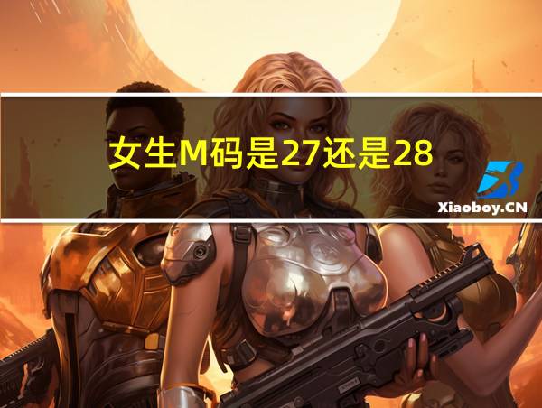 女生M码是27还是28的相关图片