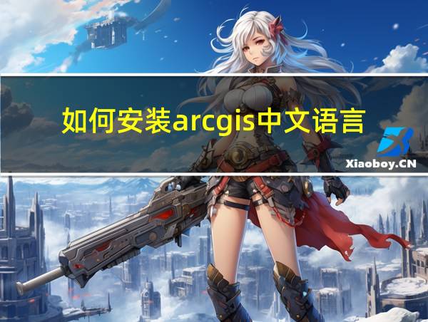 如何安装arcgis中文语言包的相关图片