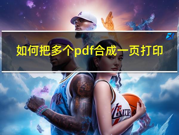 如何把多个pdf合成一页打印的相关图片