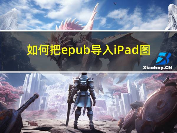 如何把epub导入iPad图书的相关图片