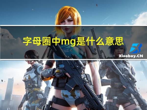 字母圈中mg是什么意思的相关图片