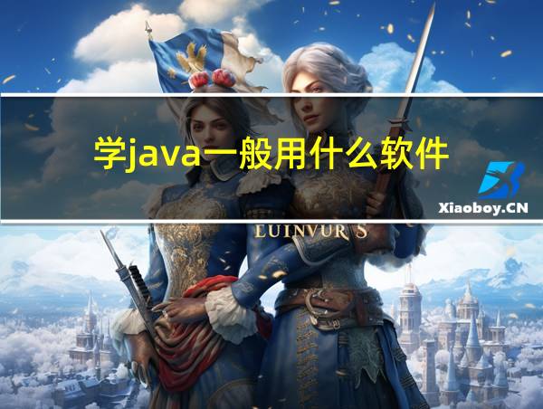 学java一般用什么软件的相关图片