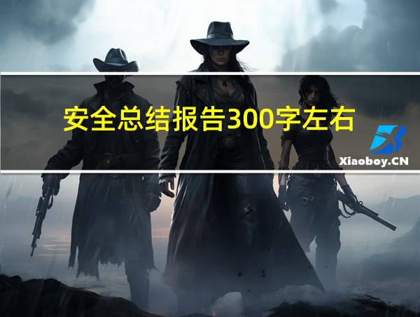 安全总结报告300字左右的相关图片