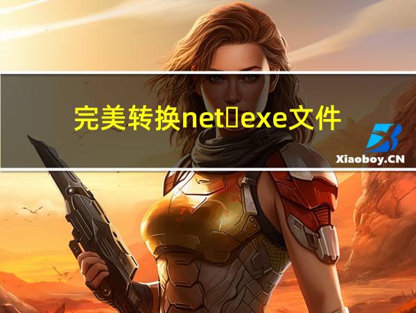 完美转换net・exe文件的相关图片