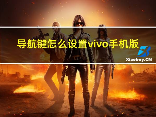 导航键怎么设置vivo手机版的相关图片