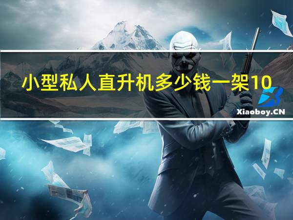 小型私人直升机多少钱一架100万左右的相关图片