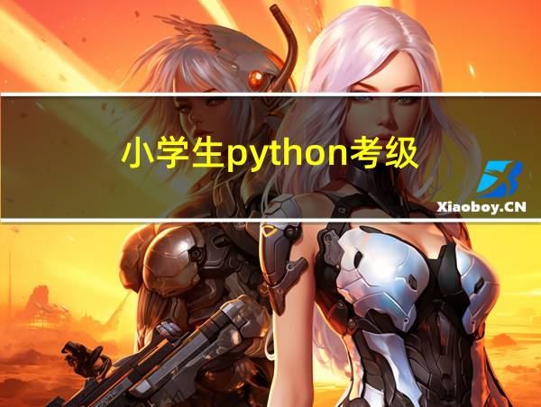 小学生python考级的相关图片