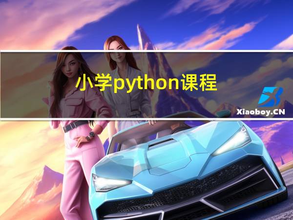 小学python课程的相关图片