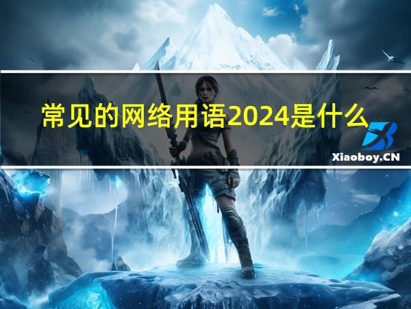 常见的网络用语2024是什么的相关图片