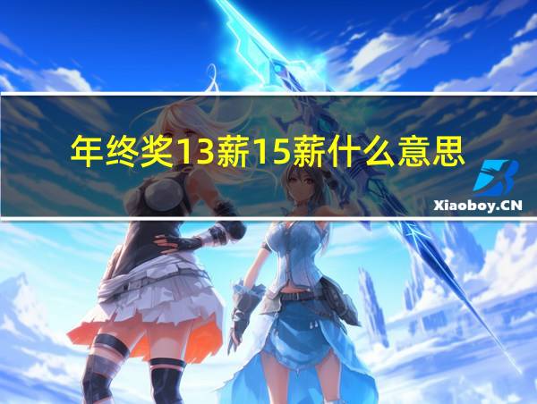 年终奖13薪15薪什么意思的相关图片