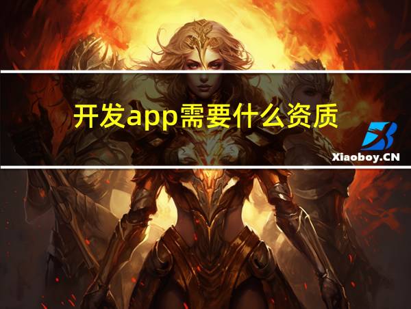 开发app需要什么资质的相关图片