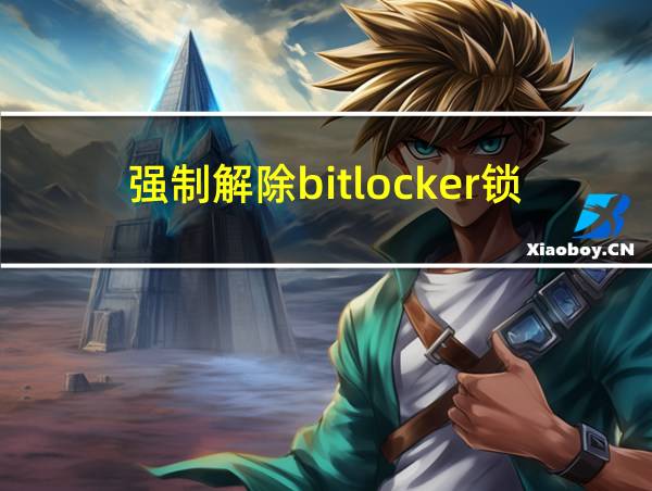 强制解除bitlocker锁定的相关图片