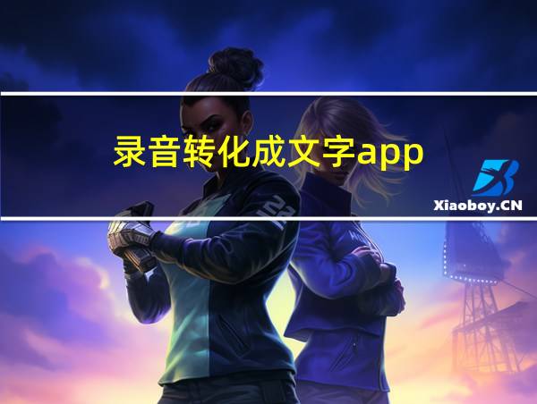 录音转化成文字app的相关图片