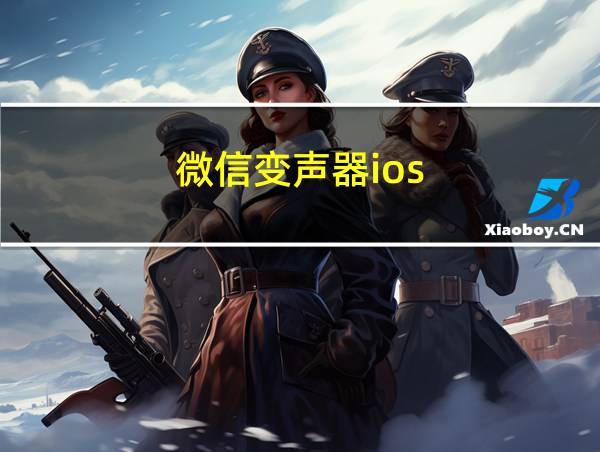 微信变声器ios的相关图片