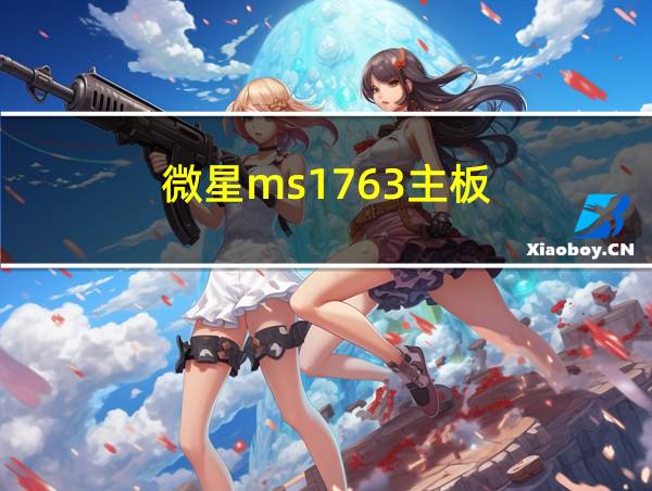 微星ms1763主板的相关图片