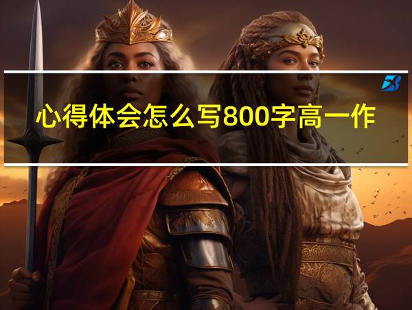 心得体会怎么写800字高一作文的相关图片