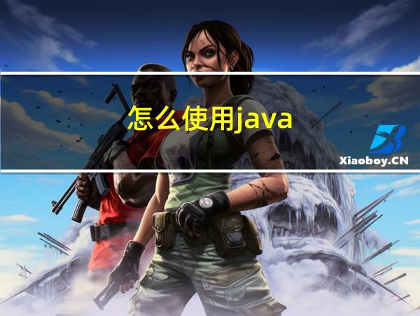 怎么使用java的相关图片