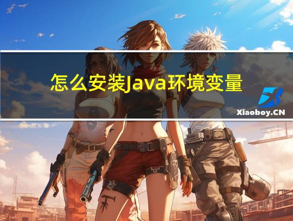 怎么安装Java环境变量的相关图片