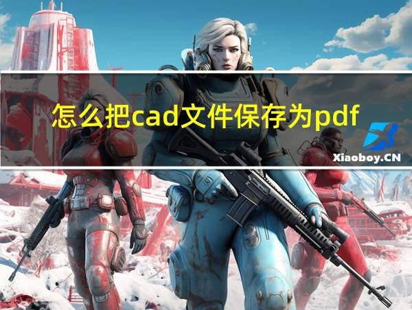 怎么把cad文件保存为pdf格式的相关图片