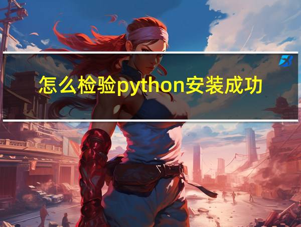 怎么检验python安装成功的相关图片