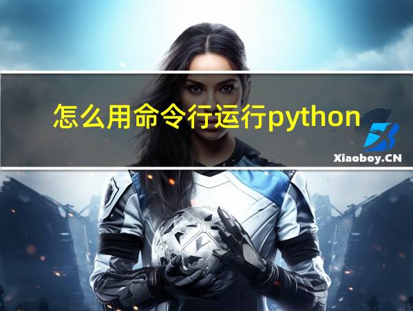 怎么用命令行运行python文件的相关图片