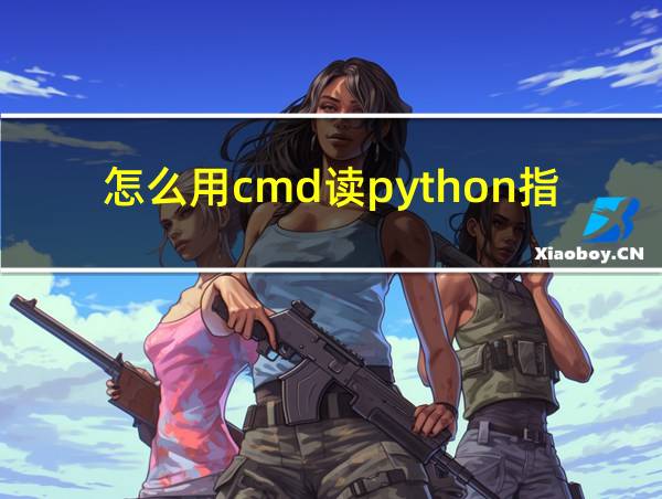 怎么用cmd读python指令的相关图片