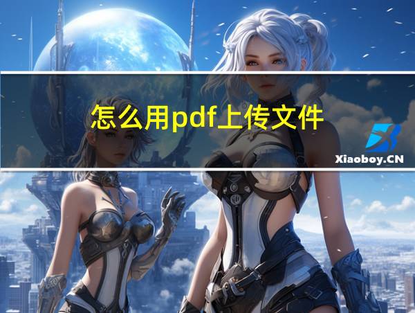 怎么用pdf上传文件的相关图片