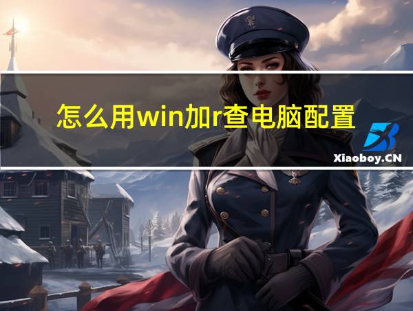 怎么用win加r查电脑配置的相关图片