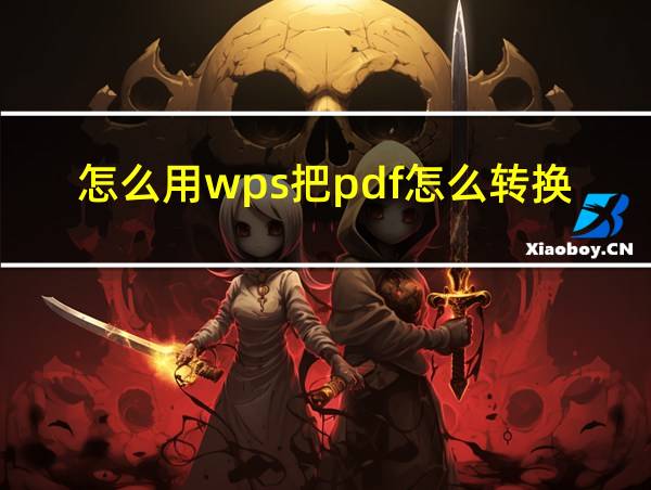 怎么用wps把pdf怎么转换成word的相关图片