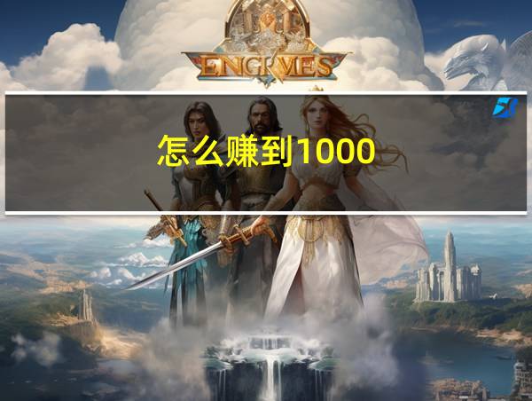 怎么赚到1000的相关图片