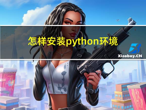 怎样安装python环境的相关图片