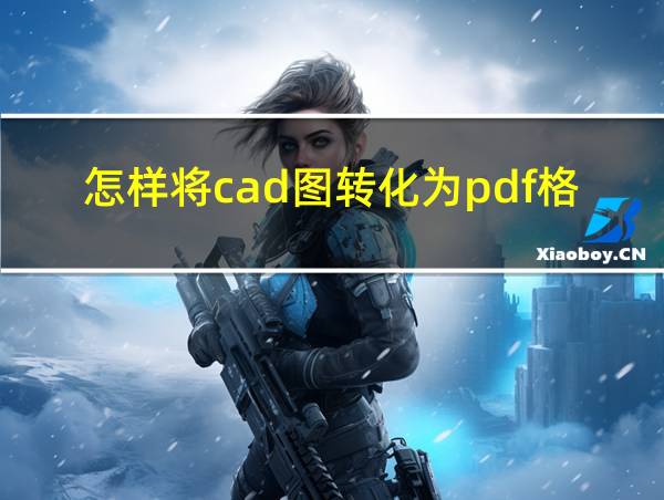 怎样将cad图转化为pdf格式的相关图片