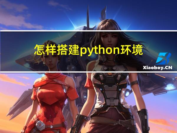 怎样搭建python环境的相关图片