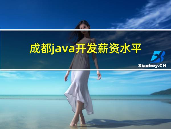 成都java开发薪资水平的相关图片