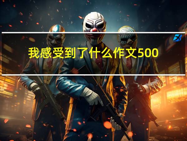 我感受到了什么作文500的相关图片