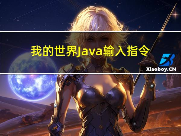 我的世界Java输入指令的相关图片