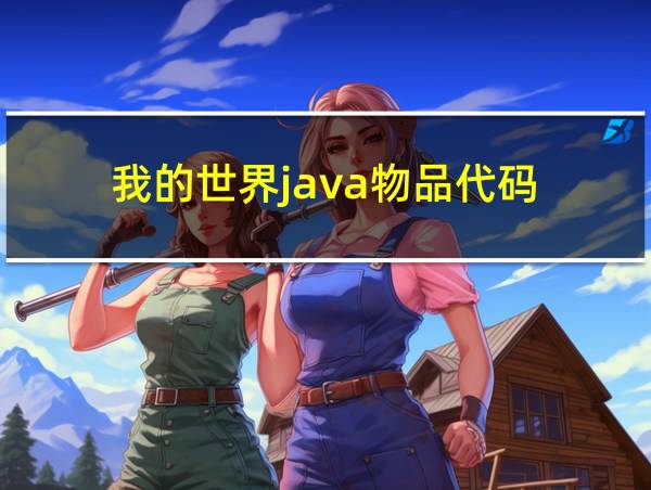 我的世界java物品代码的相关图片