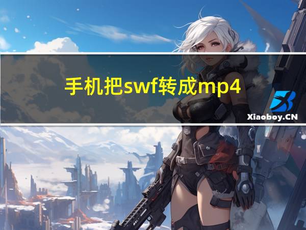 手机把swf转成mp4的相关图片