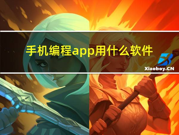 手机编程app用什么软件的相关图片