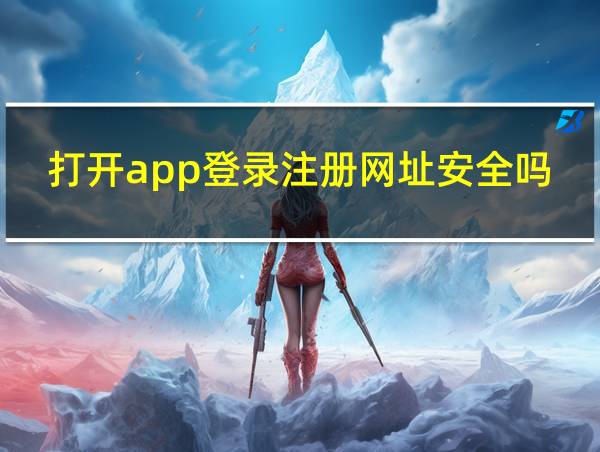 打开app登录注册网址安全吗的相关图片