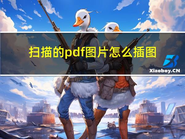 扫描的pdf图片怎么插图的相关图片